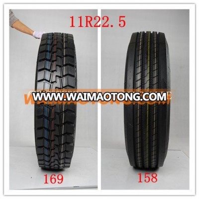 Rubber radial bus tyre tire from China tire supplier 11R22.5